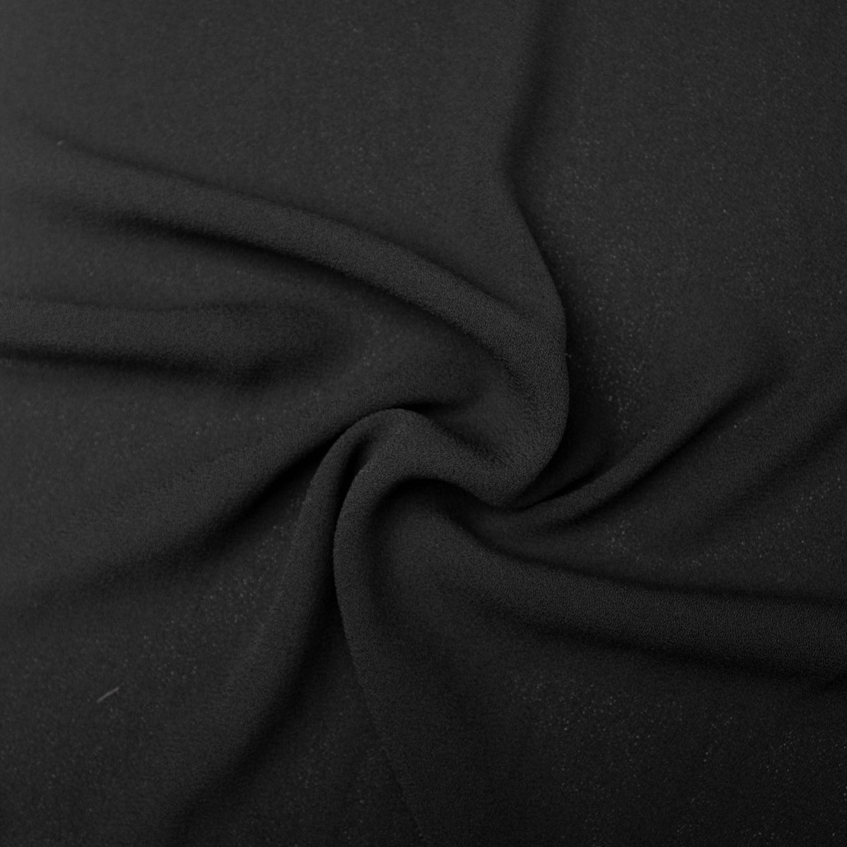 Heodo Black Viscose Crêpe SHOWROOM SAMPLE 34CM X 60CM THE FABRIC SALES