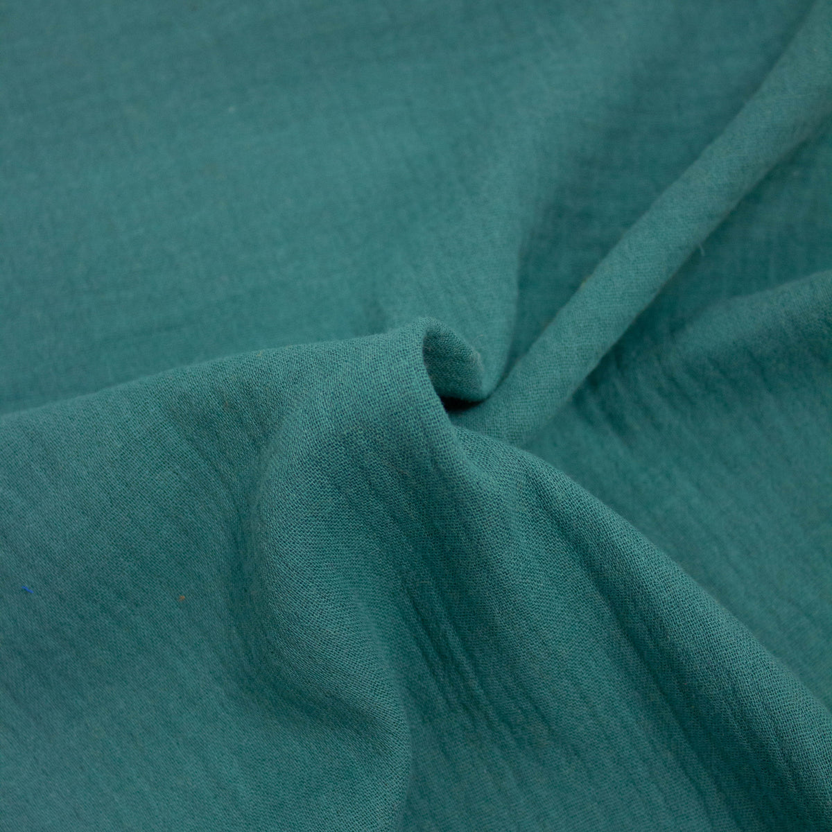 Elly Teal Green Cotton Gauze THE FABRIC SALES
