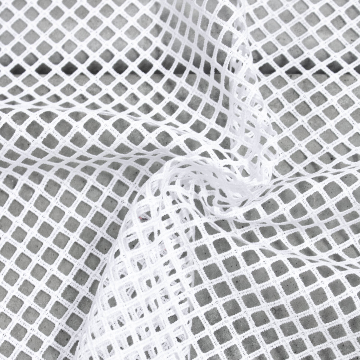 Ebin White Cotton Netting