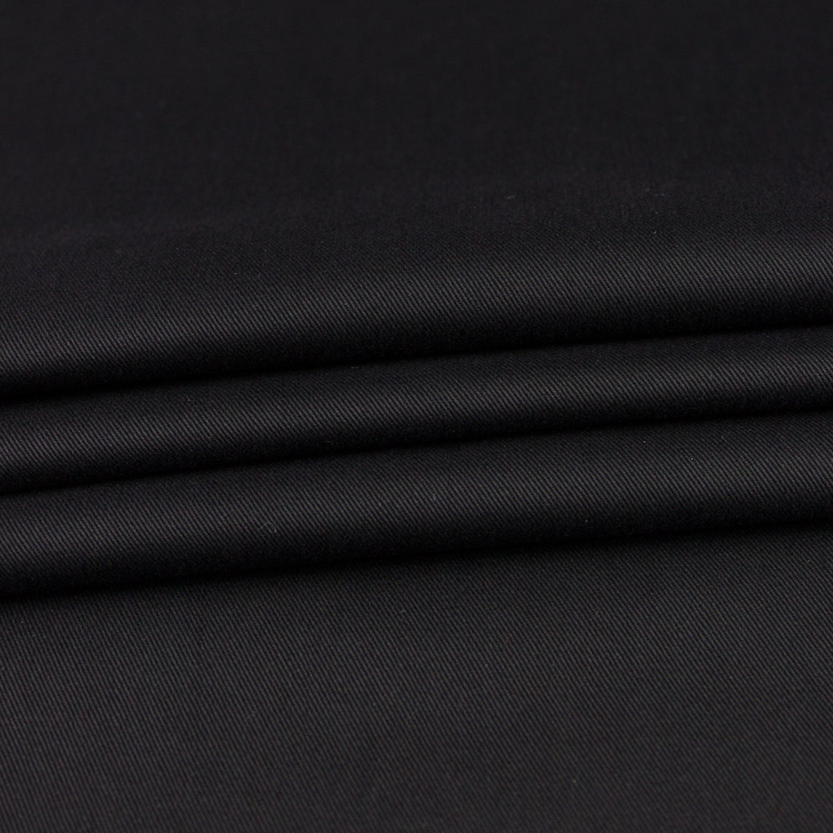 Waldorf Black Cotton Stretch Gabardine THE FABRIC SALES
