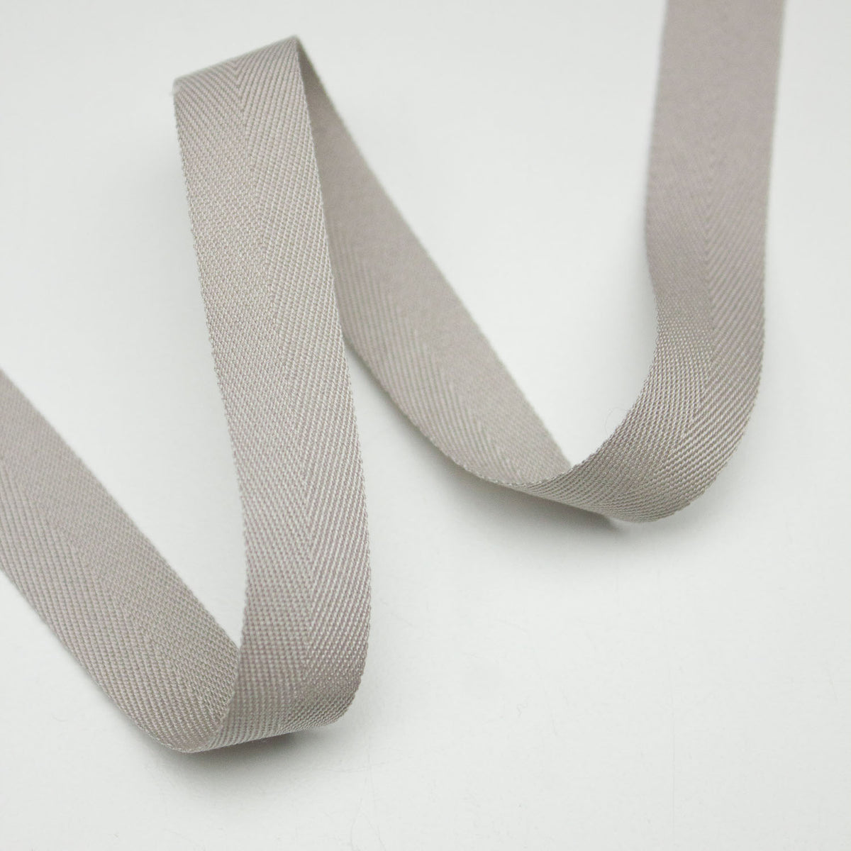 Grey Cotton Twill Tape 15mm