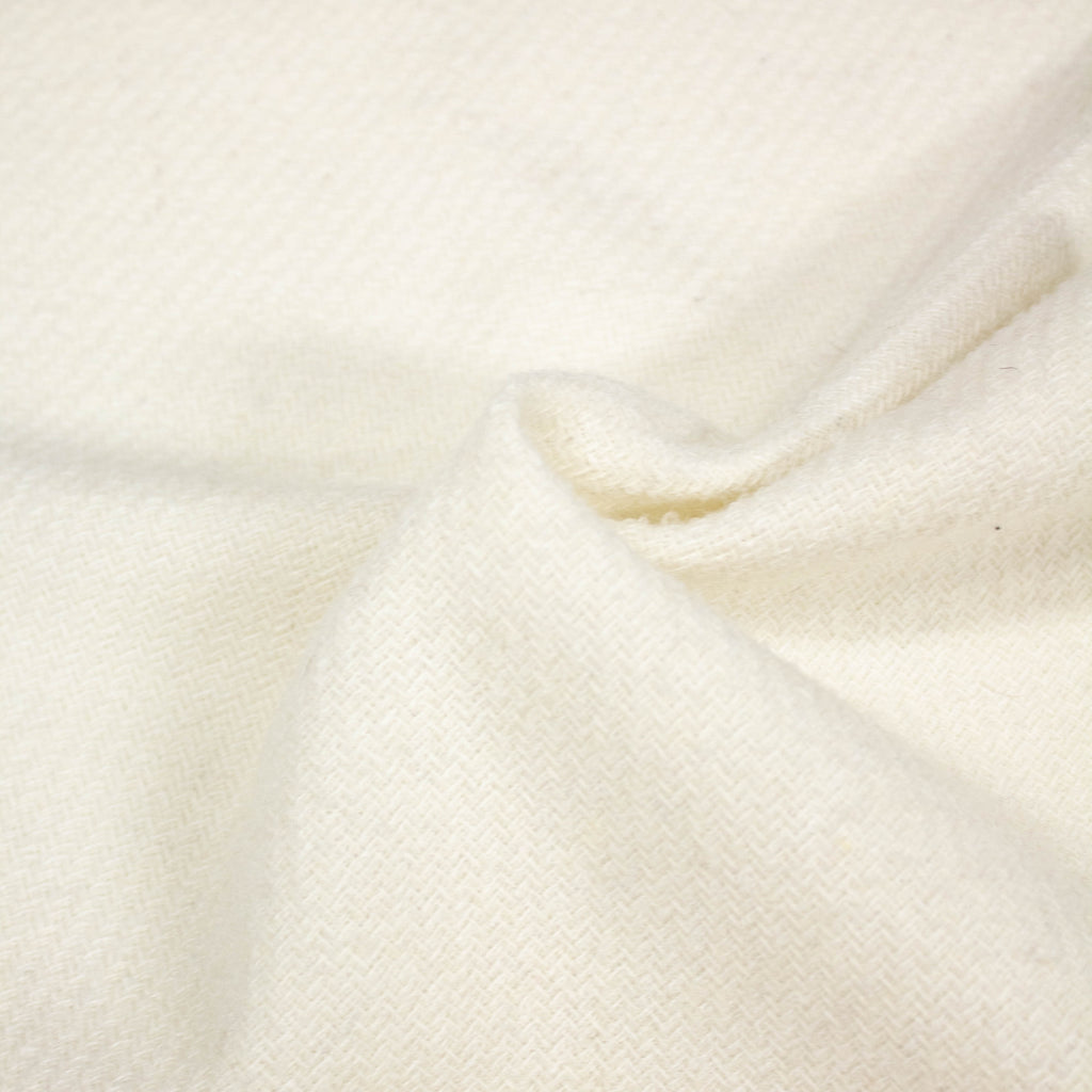 Wool Fabric Ivory White | THE FABRIC SALES