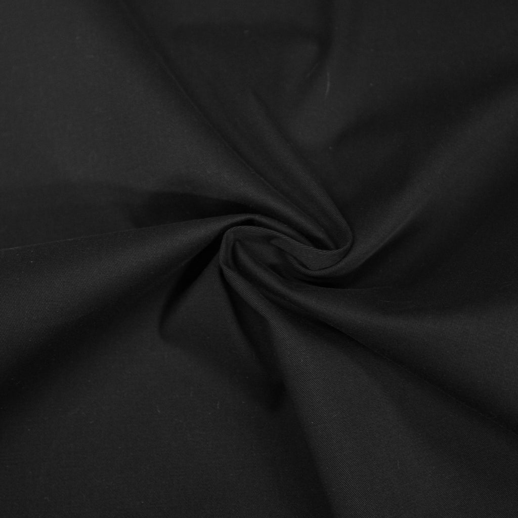 Black Cotton Twill Fabric | THE FABRIC SALES