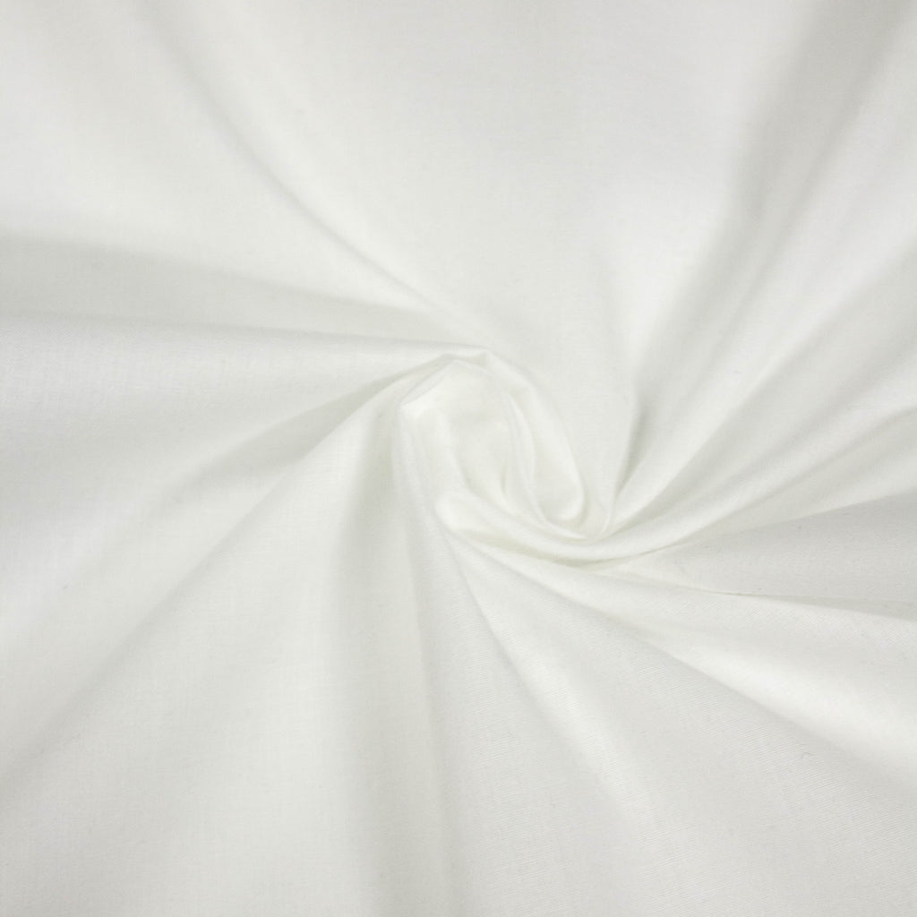 Cotton Lining Fabric Off White | THE FABRIC SALES