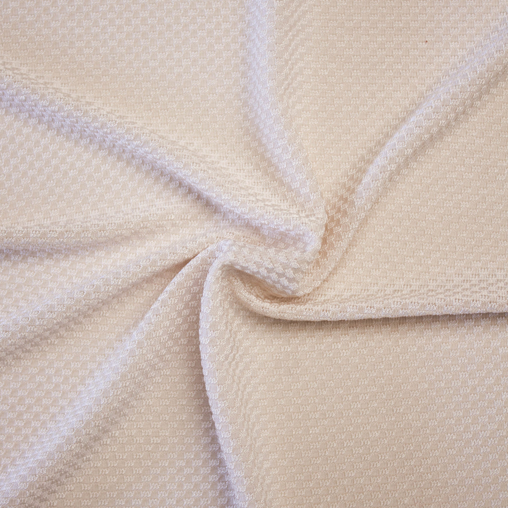 Lucy Mushroom Textured Polyester Jersey <strong>SHOWROOM SAMPLE 34CM X 60CM</strong>
