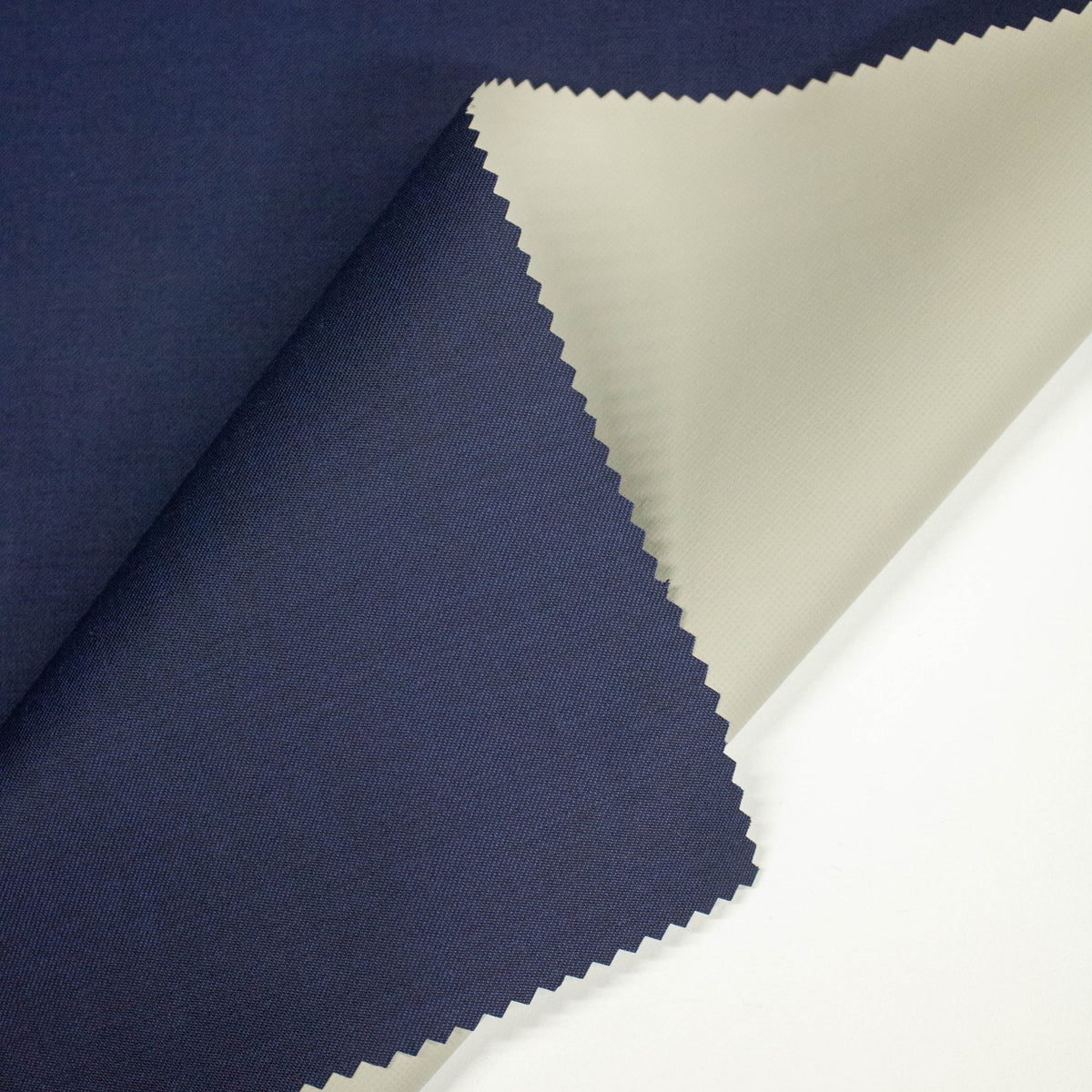 Blue Virgin Wool Fabric Water Resistant | THE FABRIC SALES