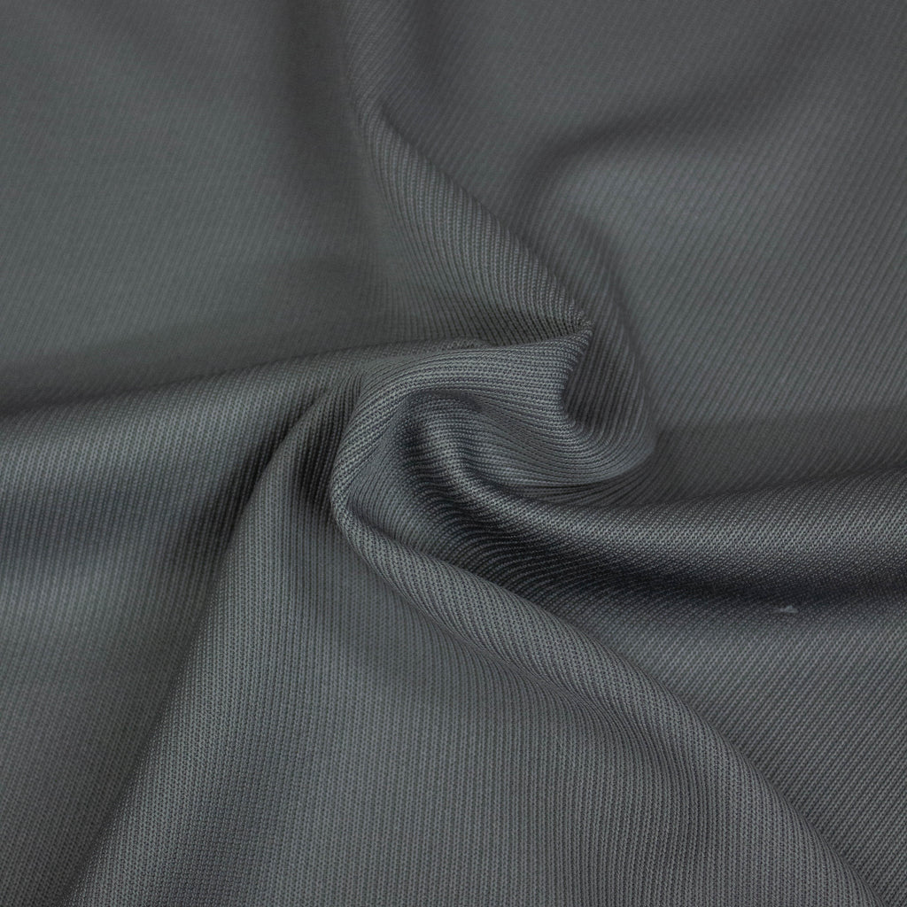 Wool Fabric Diagonal Twill Grey | THE FABRIC SALES