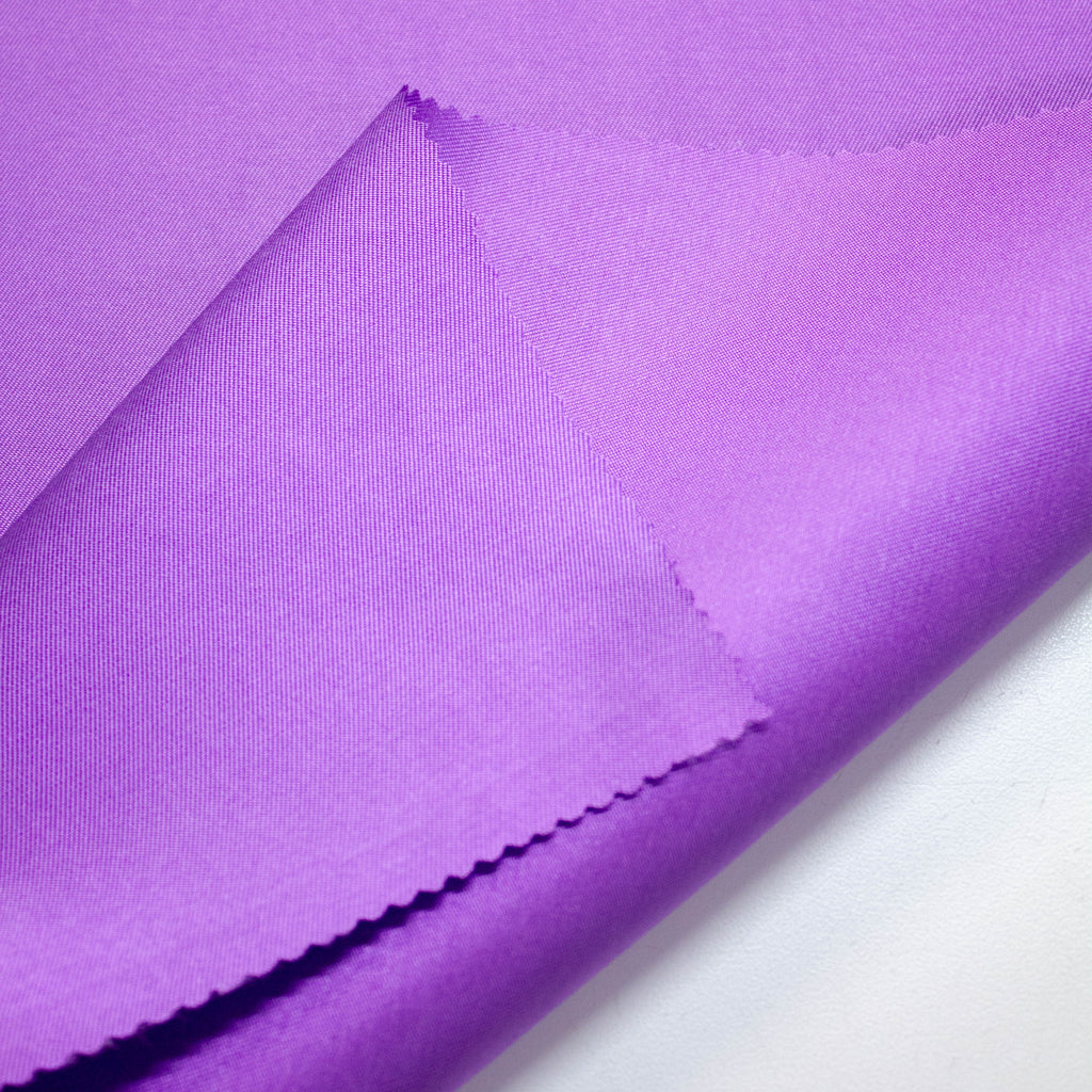 Polyester Twill Technical Fabric | Purple | Deadstock Fabric | THE ...