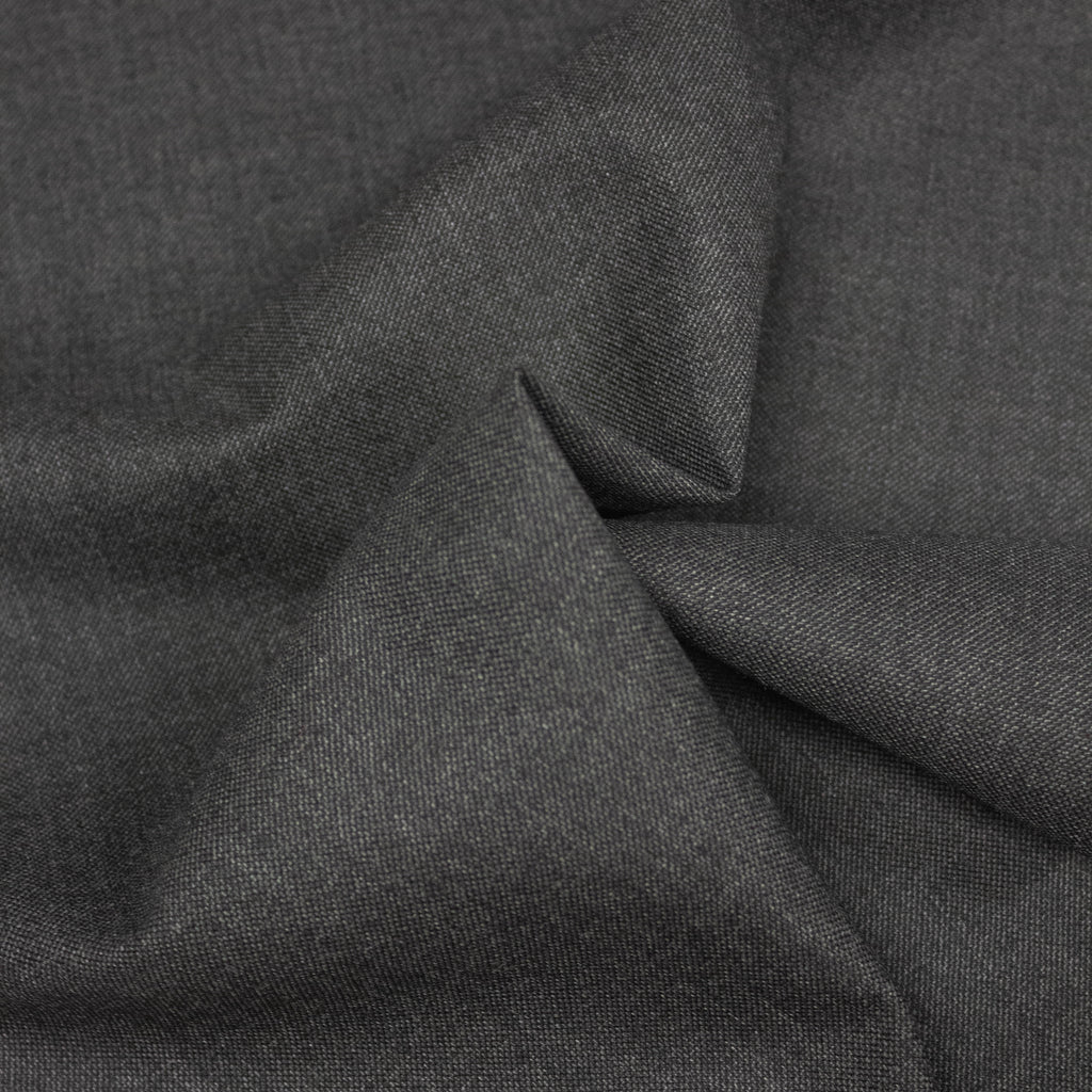 Norman Dark Grey Wool Suiting