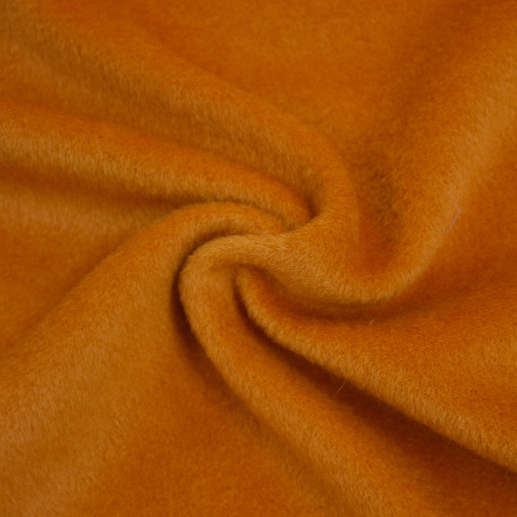 App Sale: Queen Unn Designer “Faux Silk” Fabric in Burnt Orange Copper