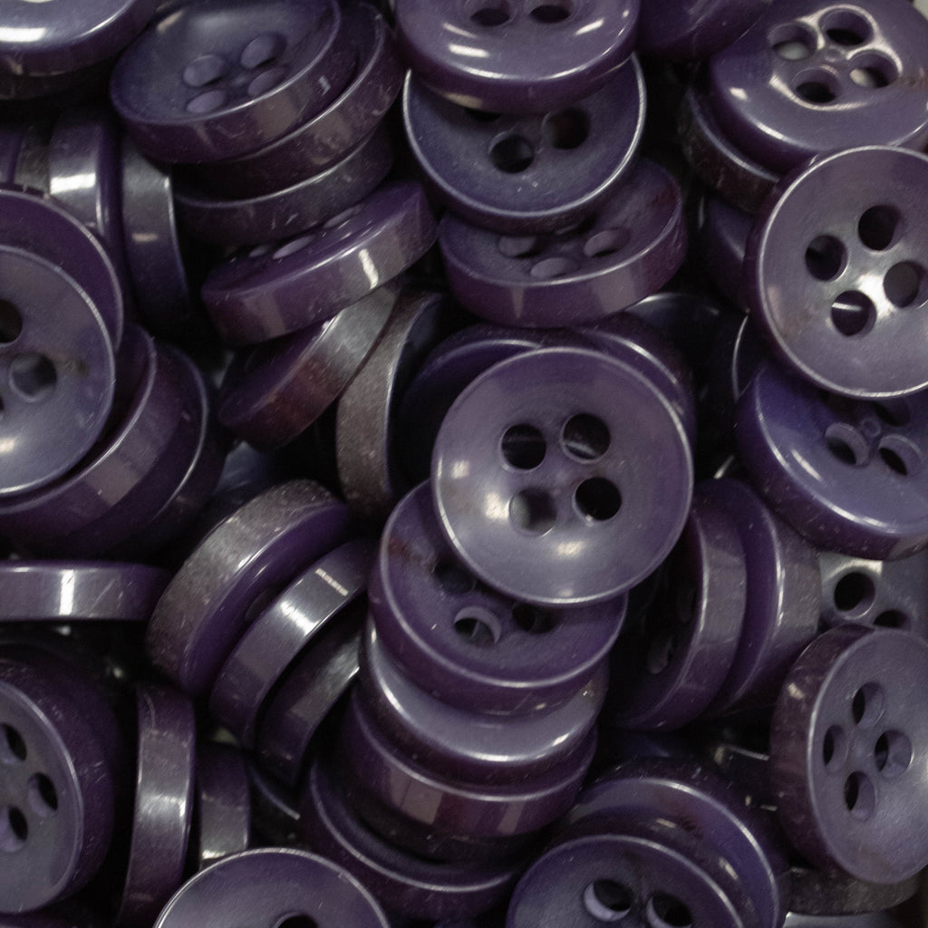 Purple 4-Hole Plastic Button 27mm