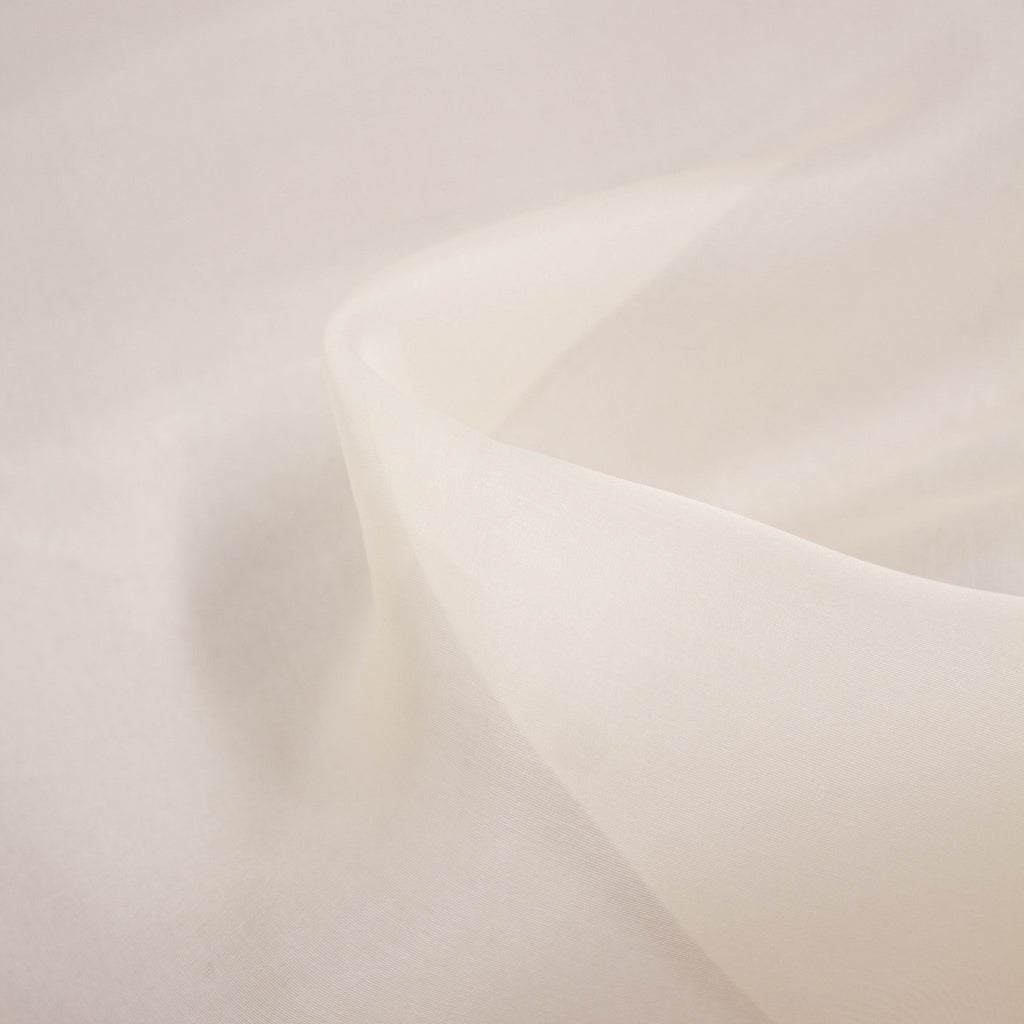 Ivory silk organza fabric