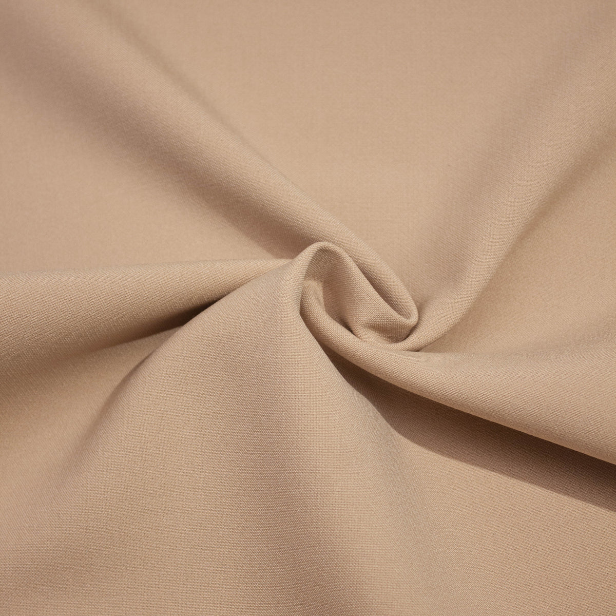 Sibran Sand Beige Polyester Viscose Crepe Stretch Fabric COUPON 85CM ...