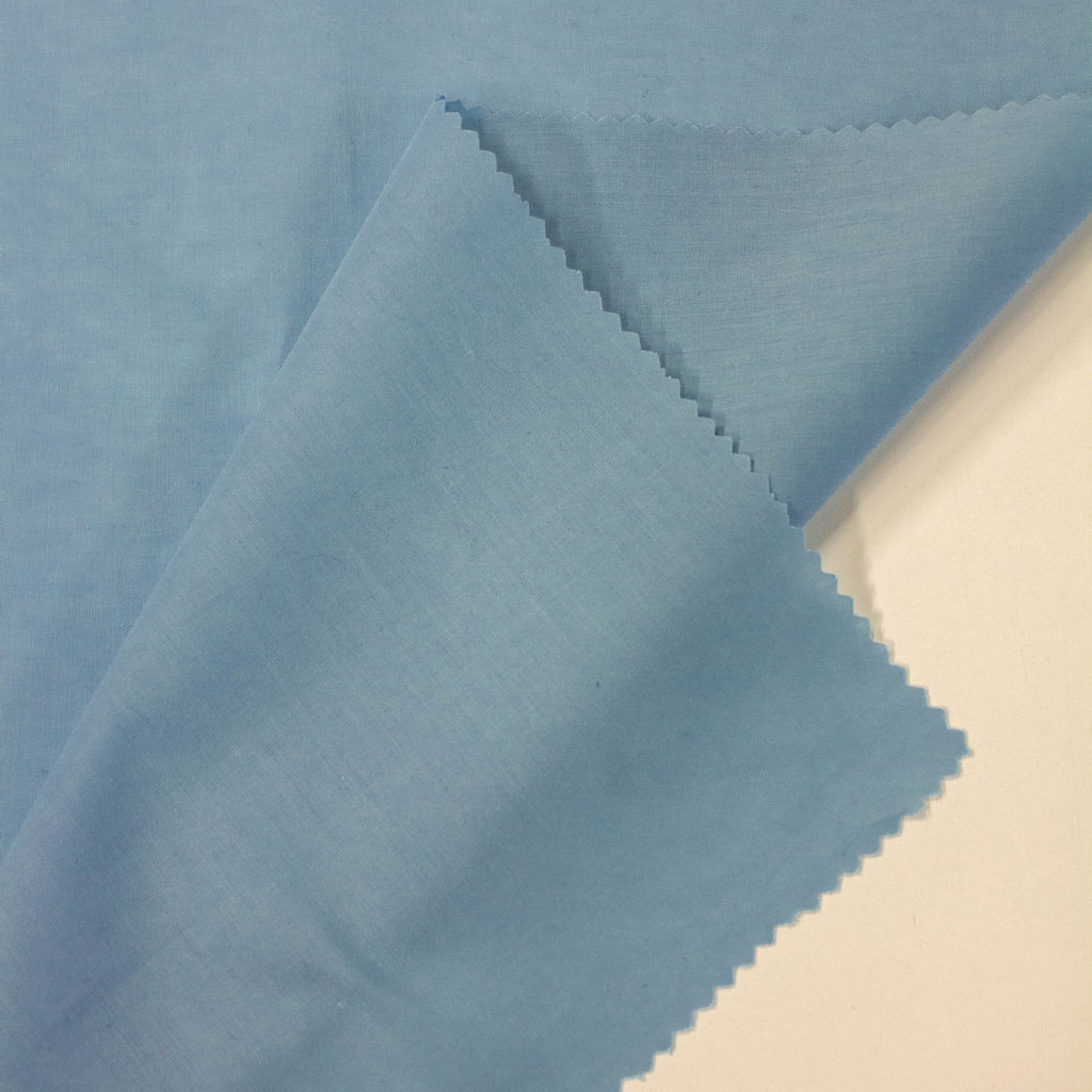 Cotton Lining Fabric Light Blue | THE FABRIC SALES