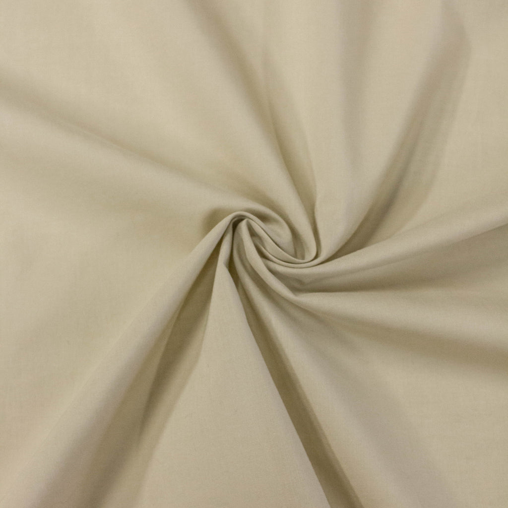 Cotton Lining Fabric Beige | THE FABRIC SALES