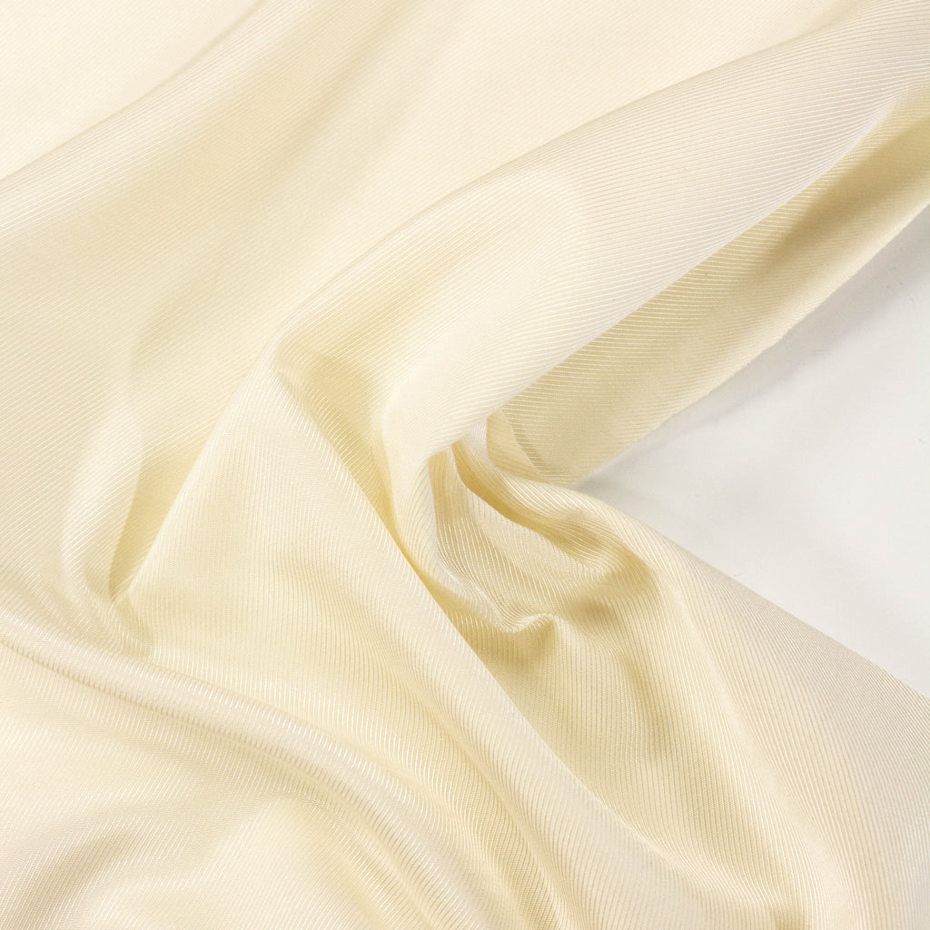 Viscose Lining Fabric Twill Ivory Beige | THE FABRIC SALES