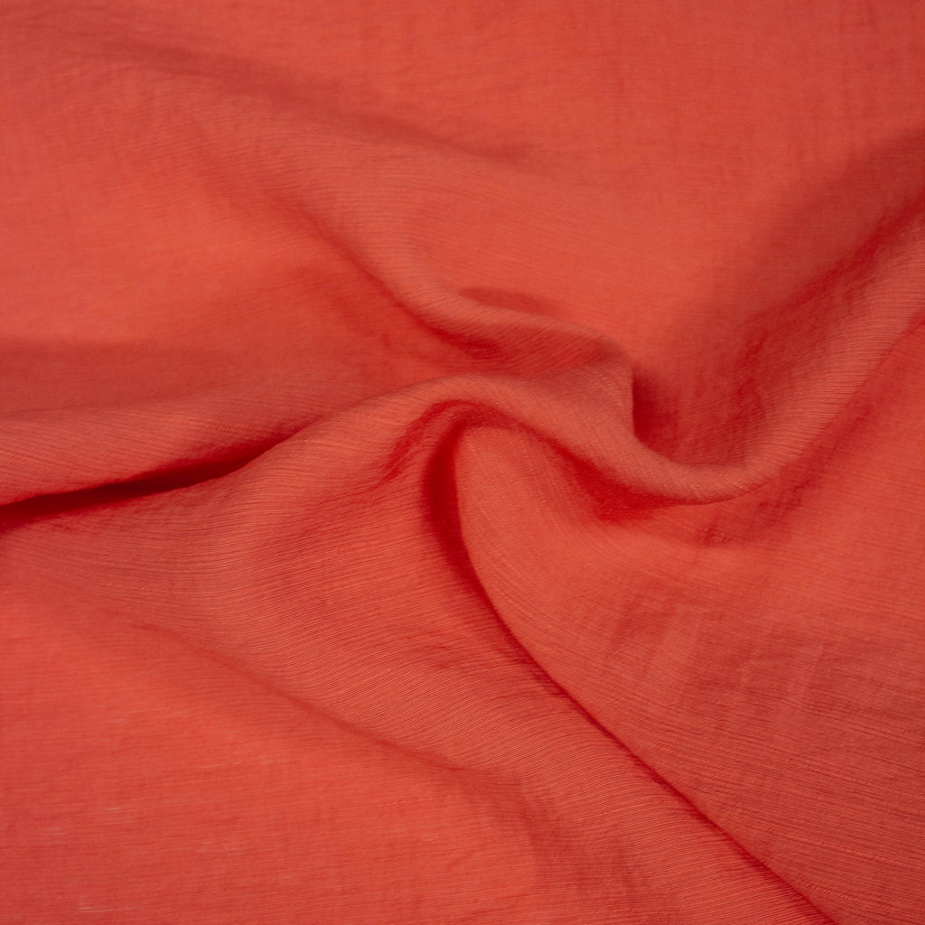Rust Orange Rayon Blend Fabric | THE FABRIC SALES