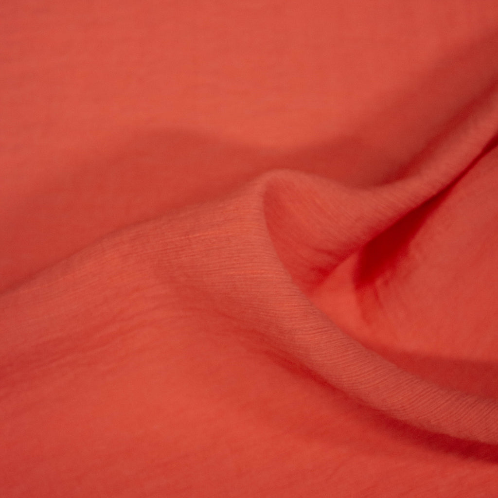 Rust Orange Color Cloth Rust Orange Rayon Blend Fabric | THE FABRIC SALES