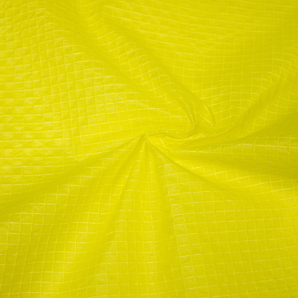 Yellow Blue Ripstop Tana Yellow Ripstop Nylon Fabric - SHOWROOM SAMPLE 34CM X 60CM | THE ...
