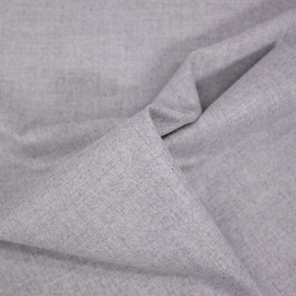 Vale Light Grey Polyester Viscose Blend Stretch