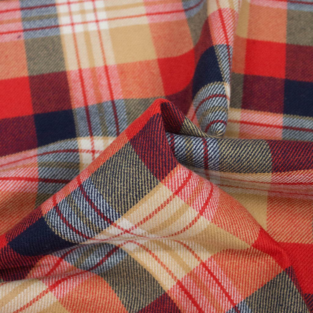 Multicolour Check Pattern Goze Multicolour Check Wool | THE FABRIC SALES