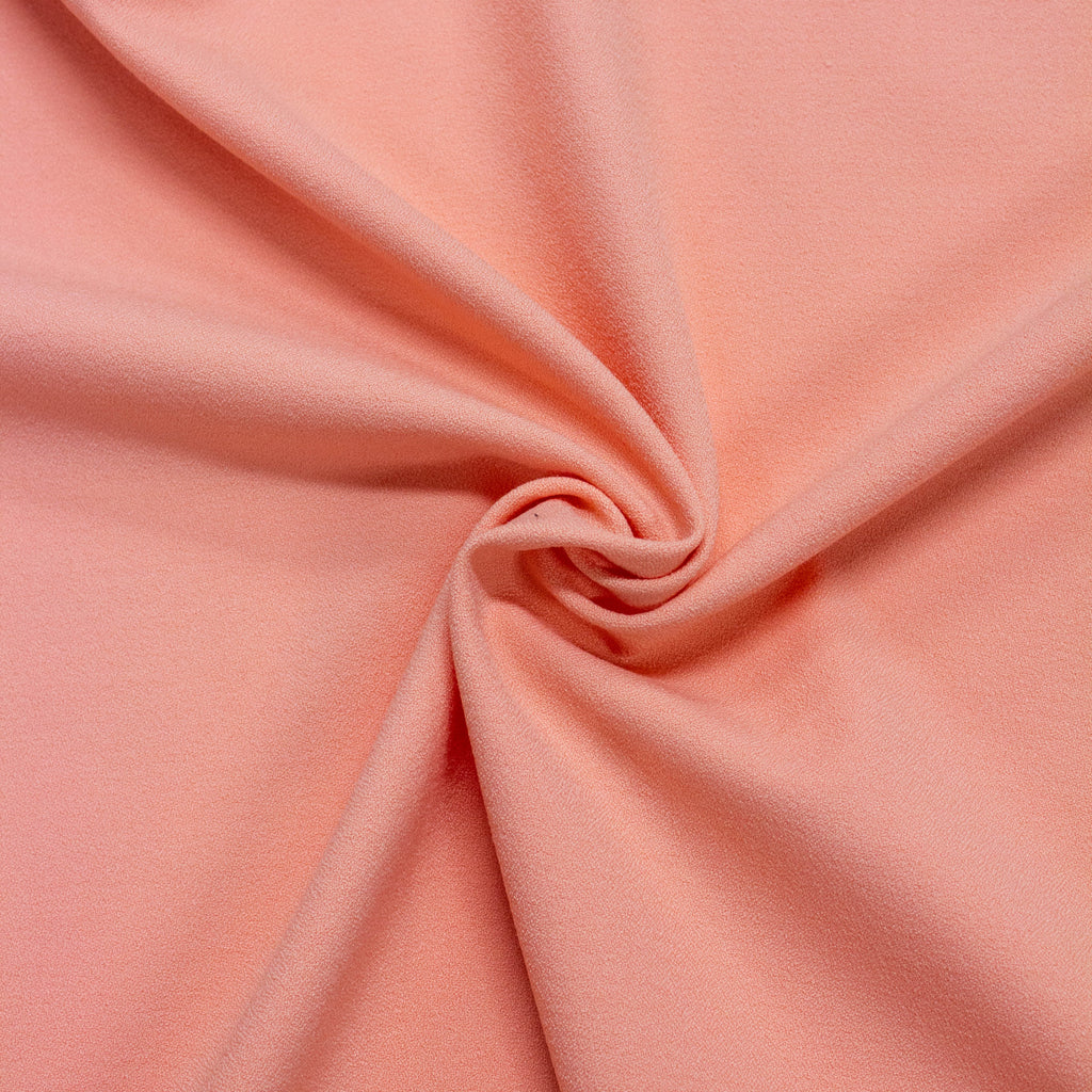 Japanese Designer Deadstock – Polyester/Viscose Stretch Crepe - Rose -  Stonemountain & Daughter Fabrics