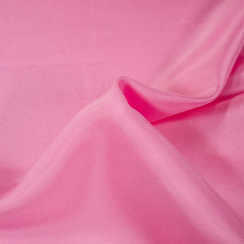Pink Linbin Bubblegum Pink Silk Lining Fabric | THE FABRIC SALES
