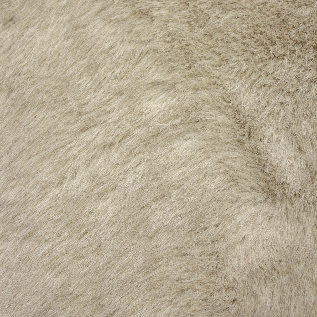 Faux Fur Fabric | Light Beige | Deadstock Fabric | THE FABRIC SALES