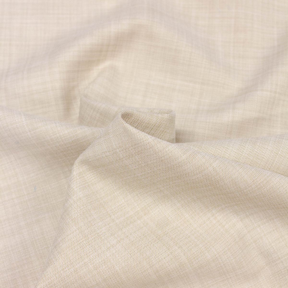 Tarus Beige Polyester Suiting SHOWROOM SAMPLE 34CM X 60CM | THE FABRIC ...