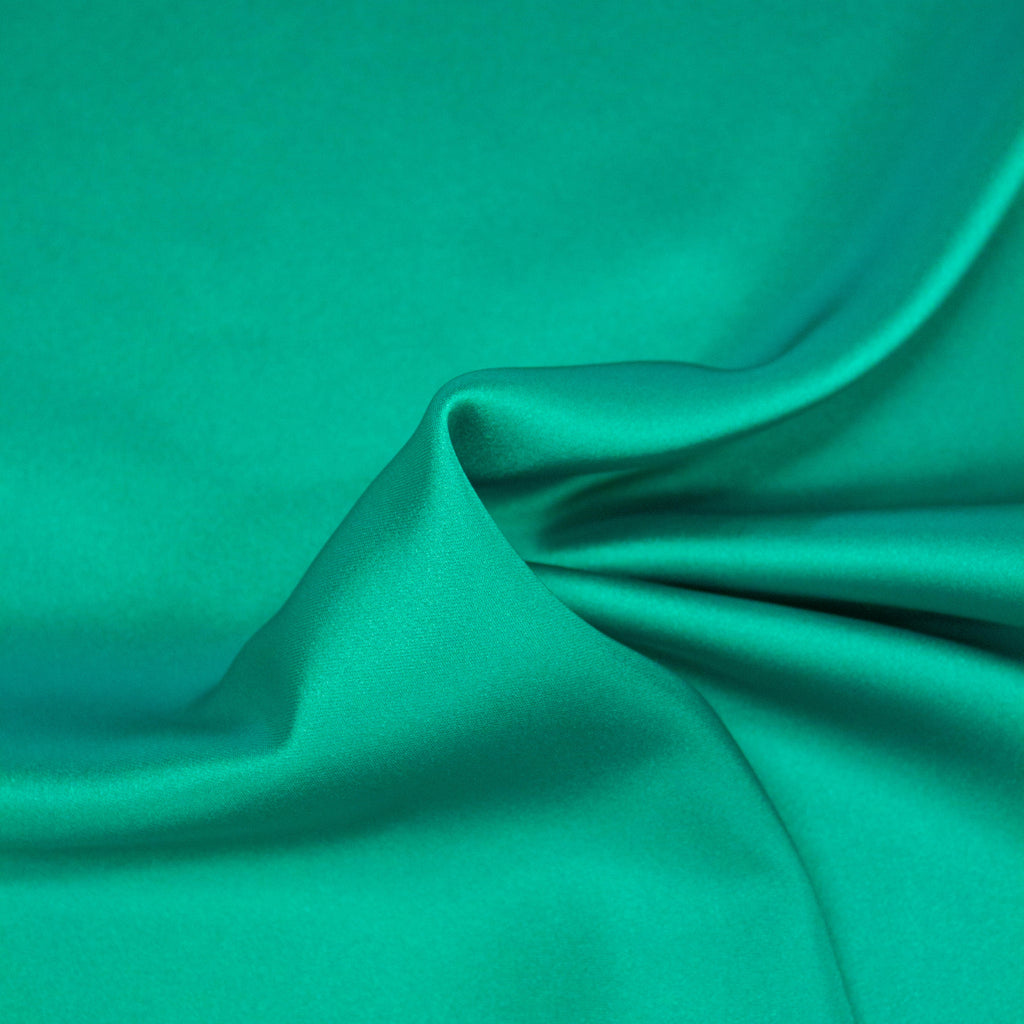 Veris Turquoise Green Polyester Satin