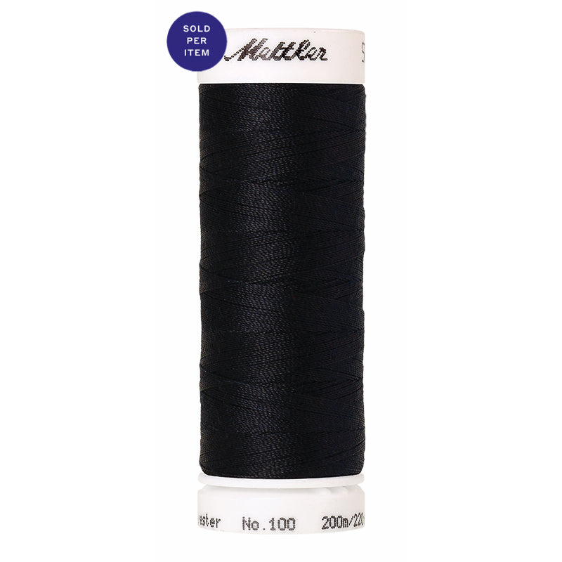 Sewing thread Seralon 0821 Darkest Blue