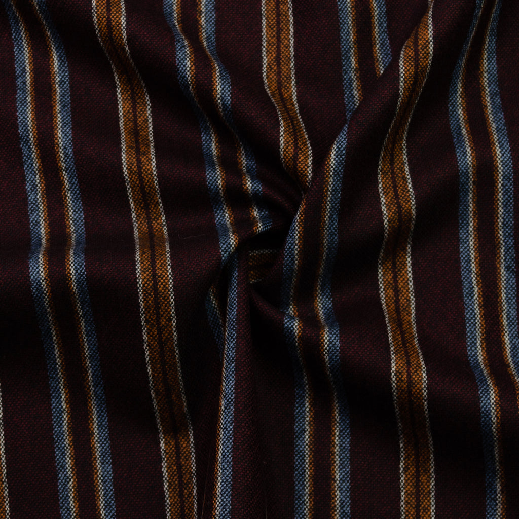 Galini Bordeaux Stripe Wool