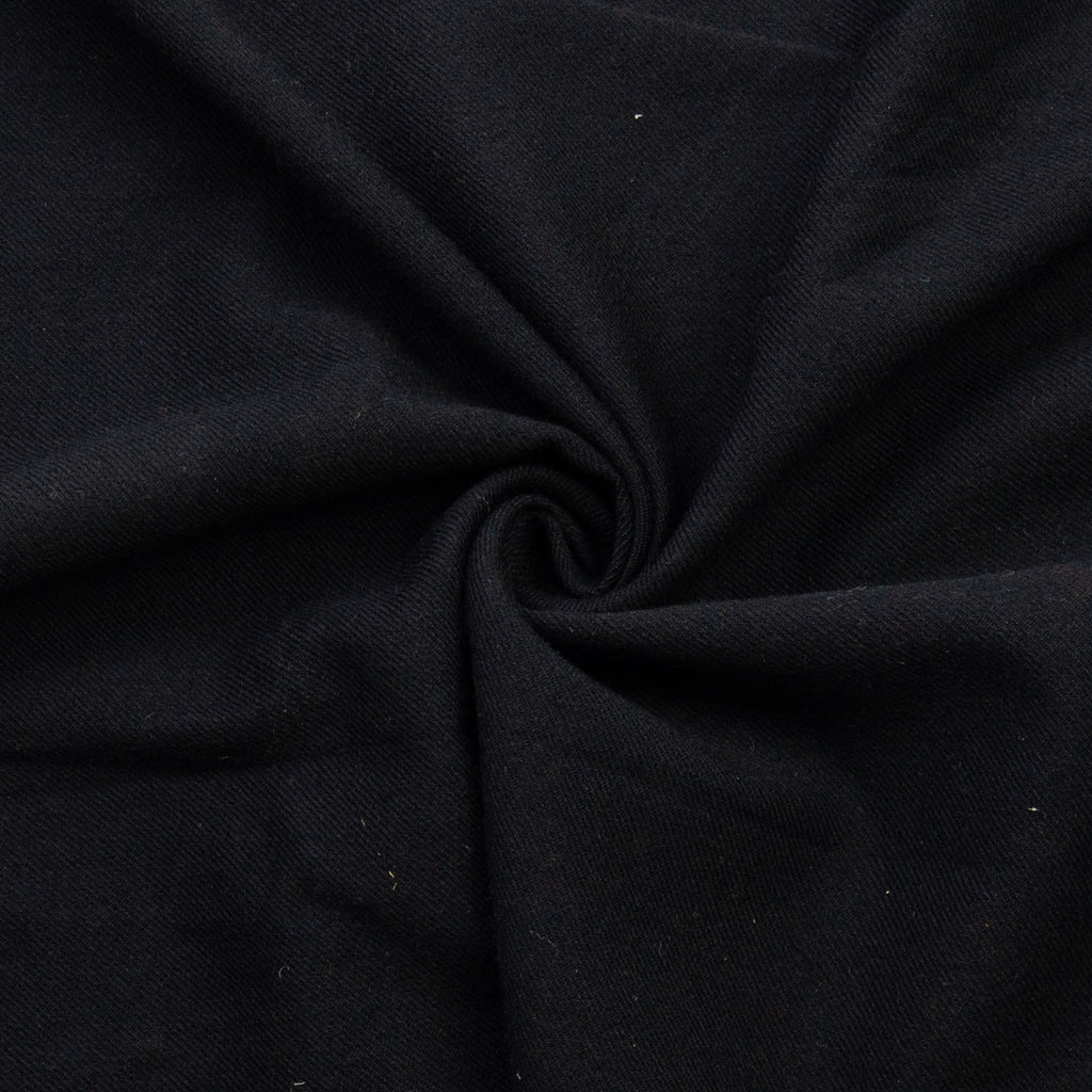 Varius Black Twill Wool