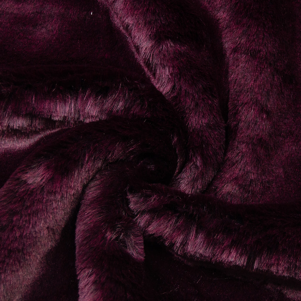 Caley Purple Faux Fur