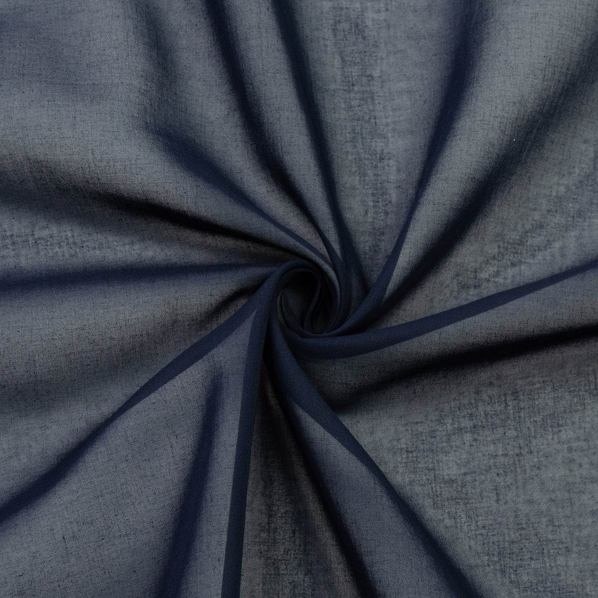 Volta Navy Blue Cotton Organdy | THE FABRIC SALES