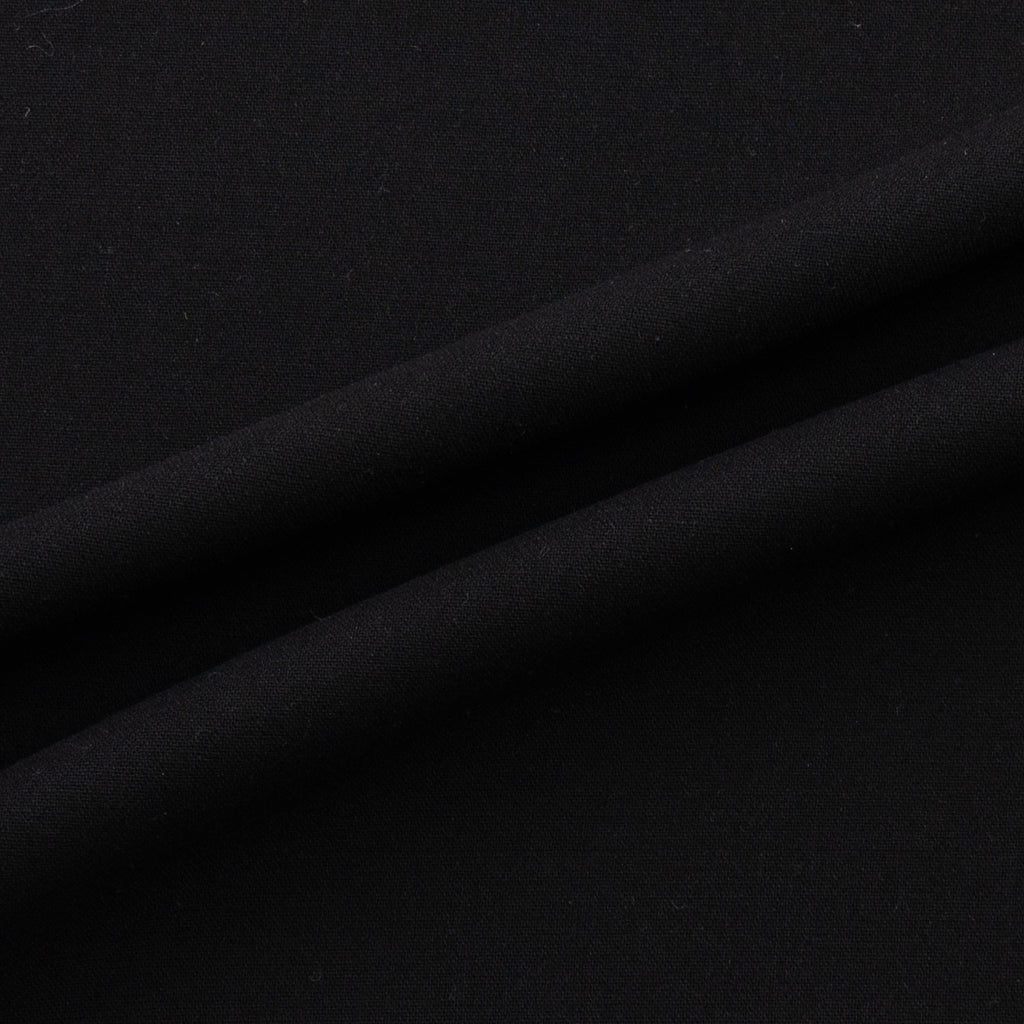 Gaines Black Viscose Wool Blend SHOWROOM SAMPLE 34CM X 60CM