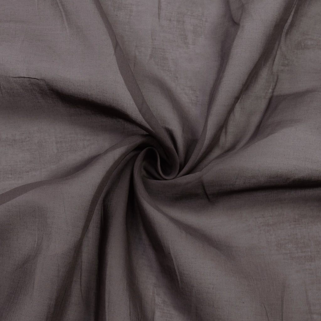 Paulina Taupe Cotton Voile
