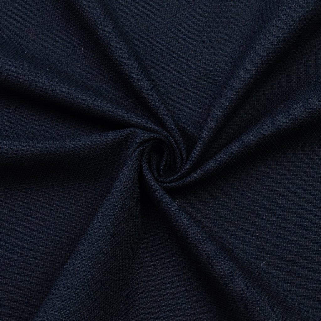 Badu Textured Navy Cotton