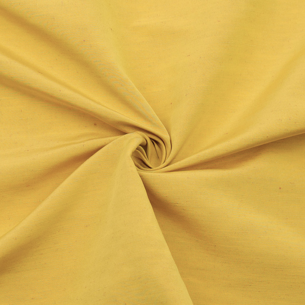Piera Yellow Polyester & Linen Blend