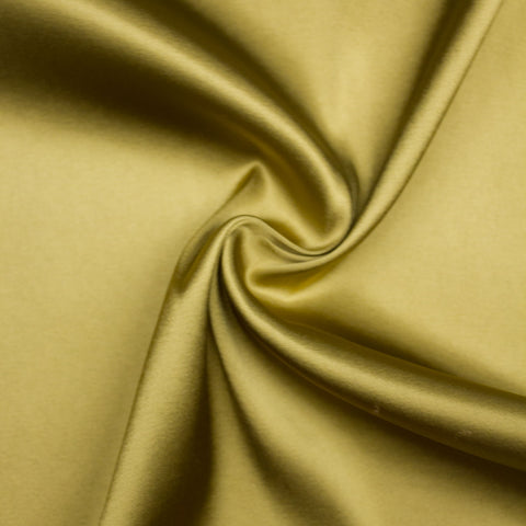 Stretch Polyester Satin Yellow, Silk Word