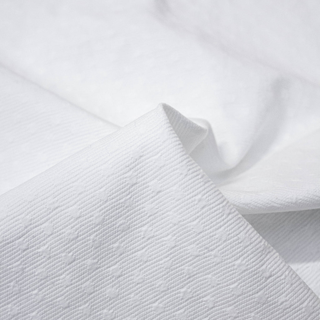 Cotton Fabric, Caroline Constas Jacquard Stripe Black, Steel Grey