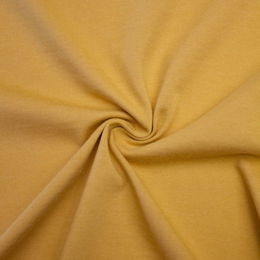 Ray Ocher Yellow Cotton Jersey