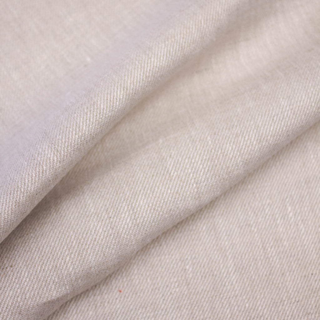 Greige Cwc Cloth Domin Greige Linen Twill Fabric | THE FABRIC SALES