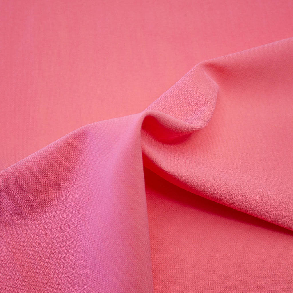Pansin Pink Linen & Viscose Blend Stretch
