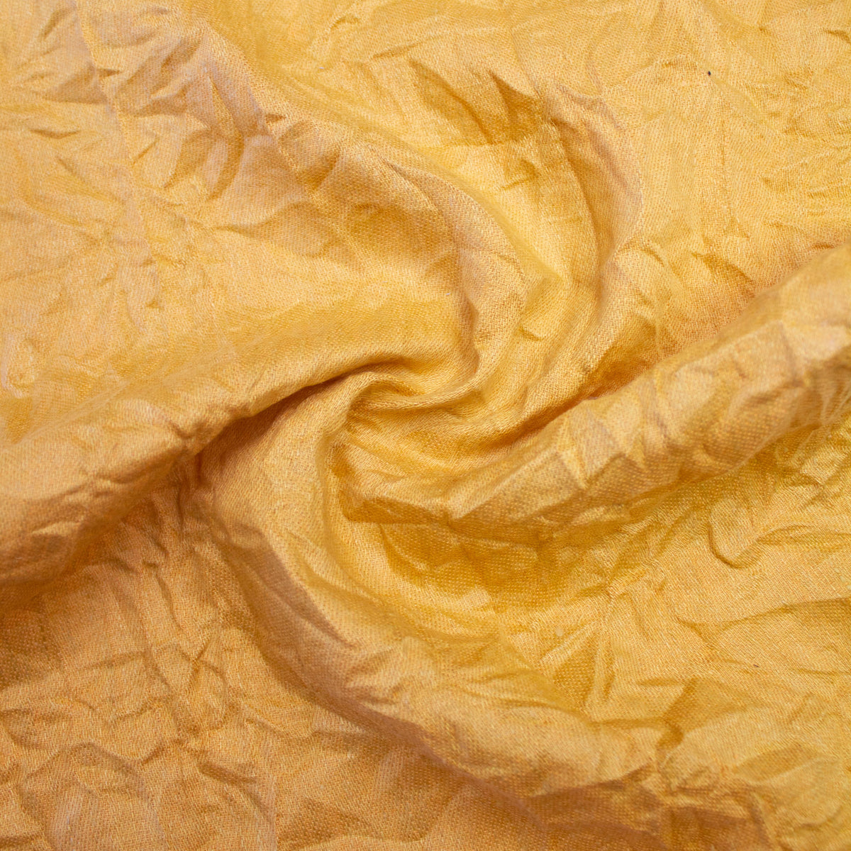 Grace Ochre Yellow Wrinkled Linen THE FABRIC SALES