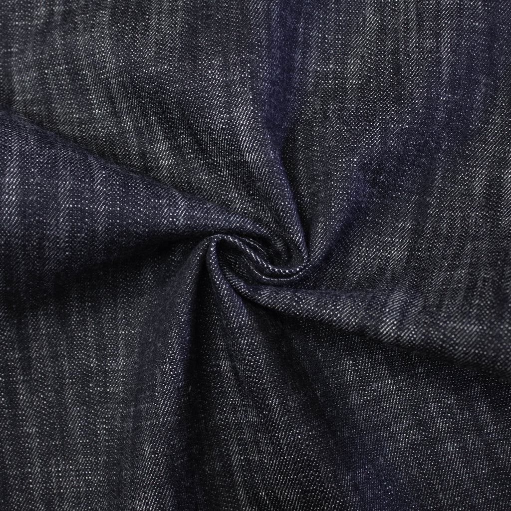 Febe Dark Blue Cotton Denim | THE FABRIC SALES