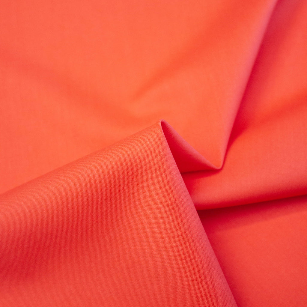 Malika Orange Red Wool Suiting