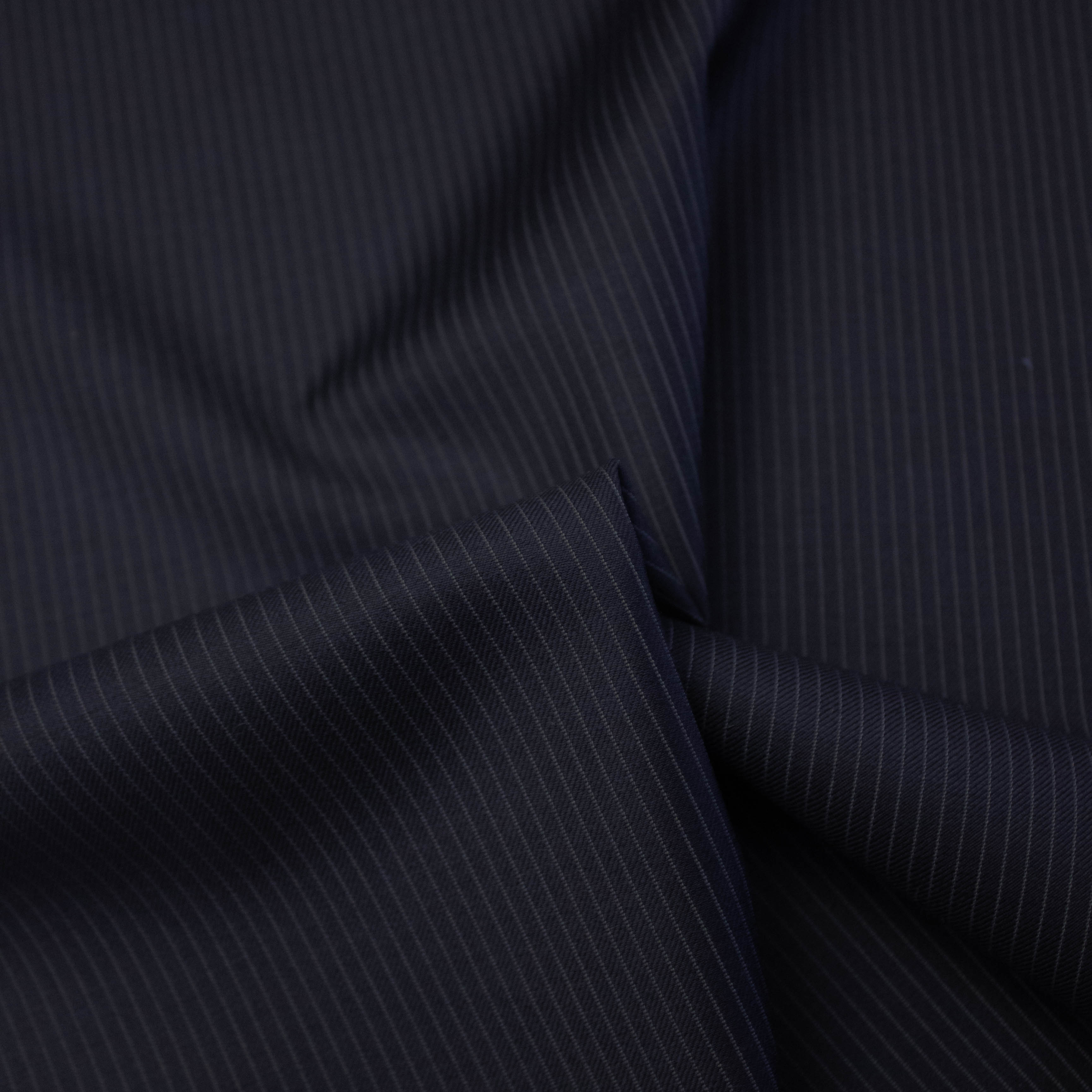 Fine Stripe Webbing in in Gray Blue Fine Stripe Webbing in in Gray Blue