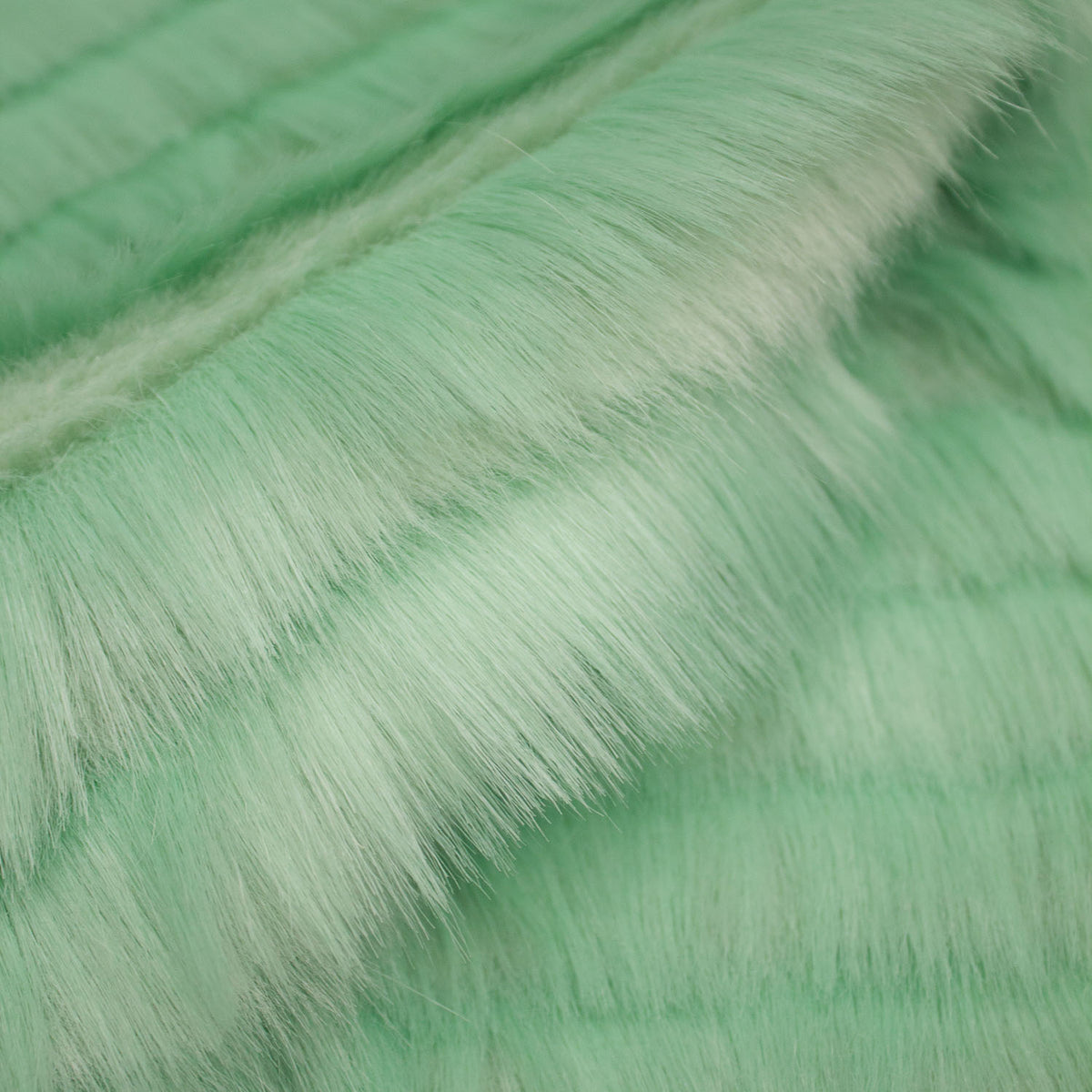 Macy Mint Green Fake Fur THE FABRIC SALES