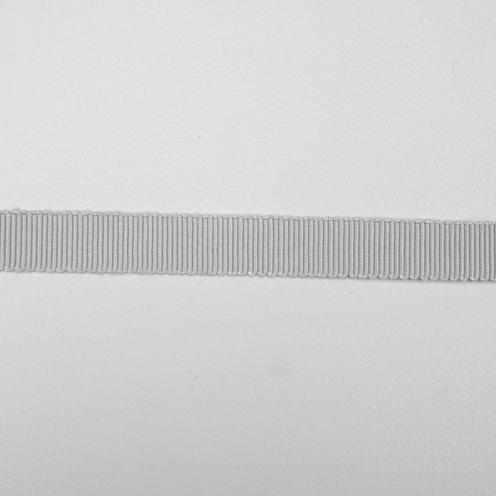 Sample Silver Gray Grosgrain Ribbon